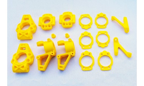 Nylon Hub Carrier Set - YELLOW | Rovan Sports
